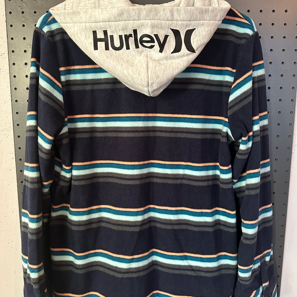 Stripped Hurley zip up